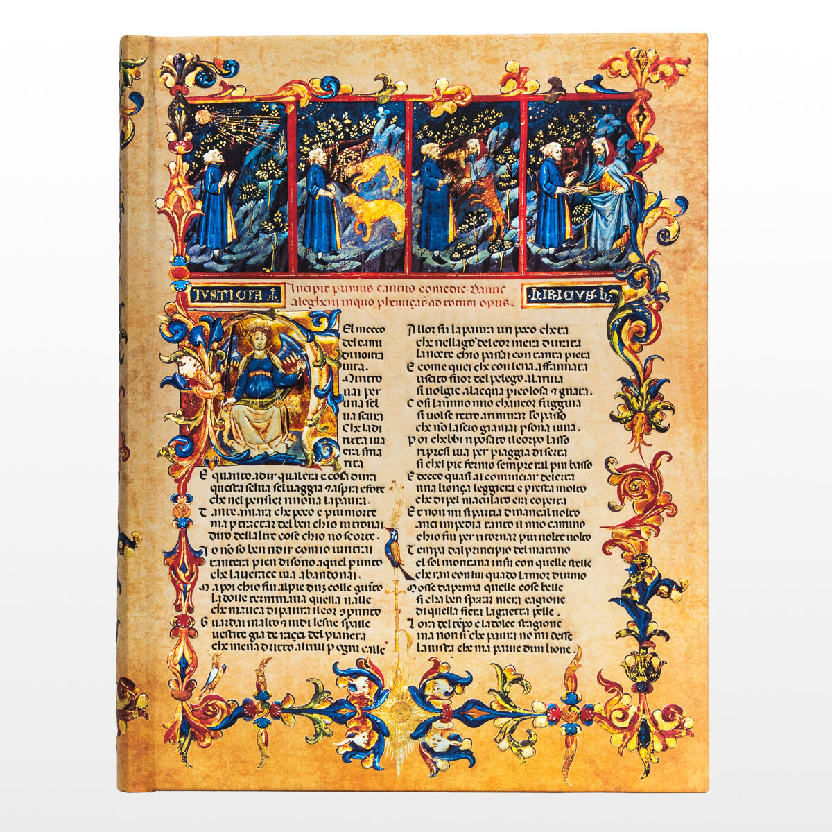 Cuaderno Paperblanks : La Divina Comedia : Inferno - ULTRA rayado 144p