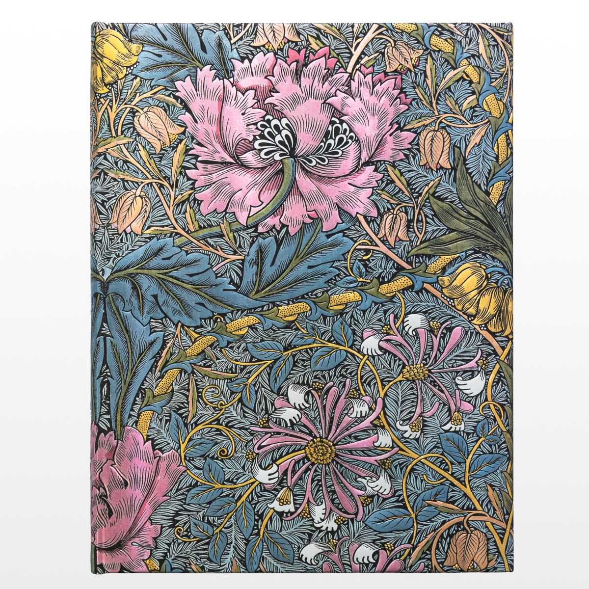 Diario Paperblanks William Morris : Caprifoglio Rosa - MIDI (righe)